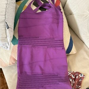 Elegant Purple Women's Dress